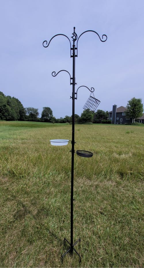 Feed Garden bird feeder pole system