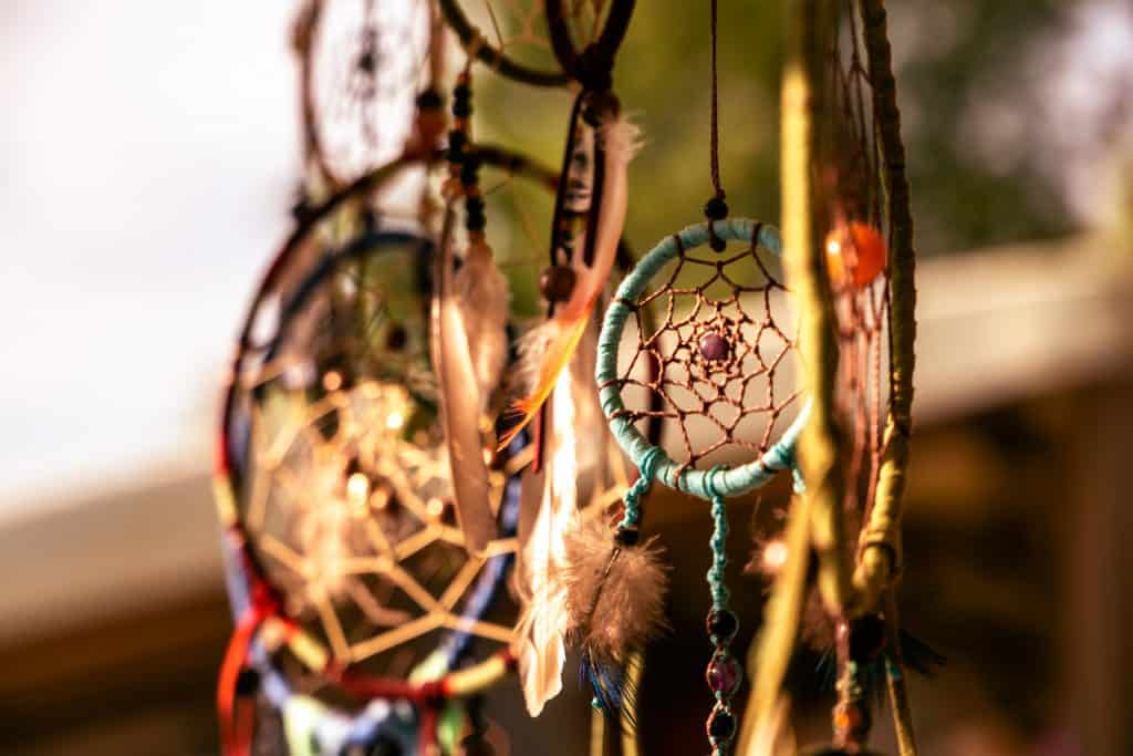 dream catcher representing cardinal meaning to native indians